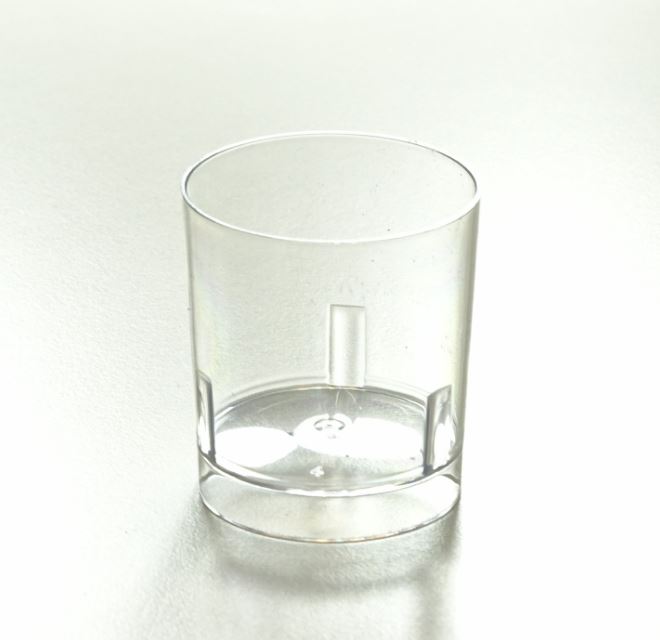 Vaso de chupito de plástico cristalino (PS)